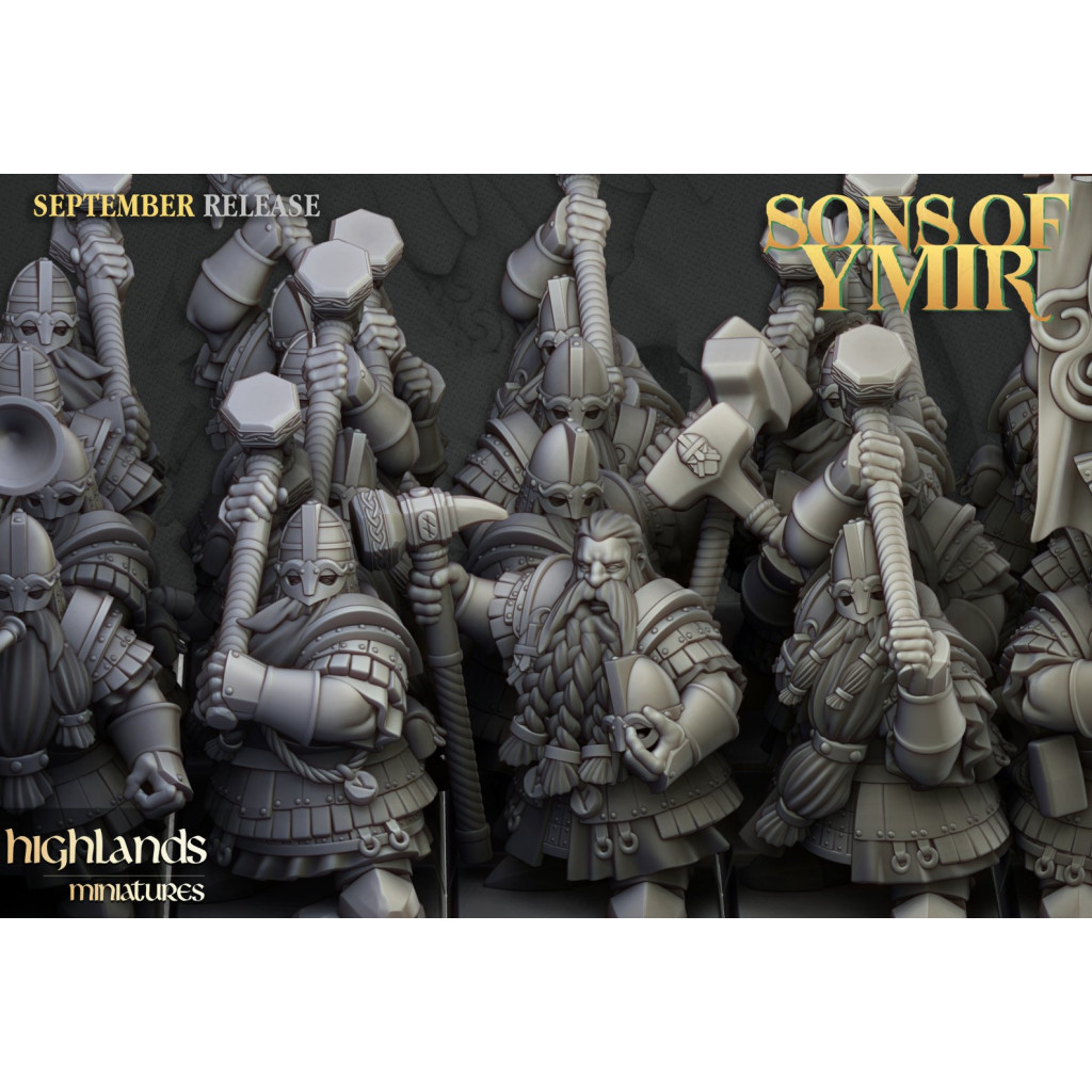 Highlands Miniatures - Sons of Ymir - Marteliers du Roi Nains
