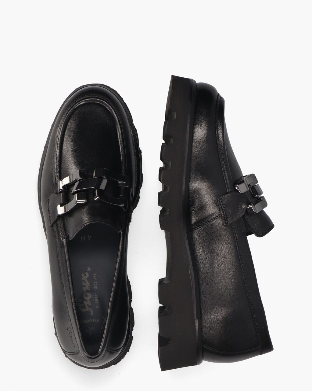 Sioux 41341 Zwart Damesloafers