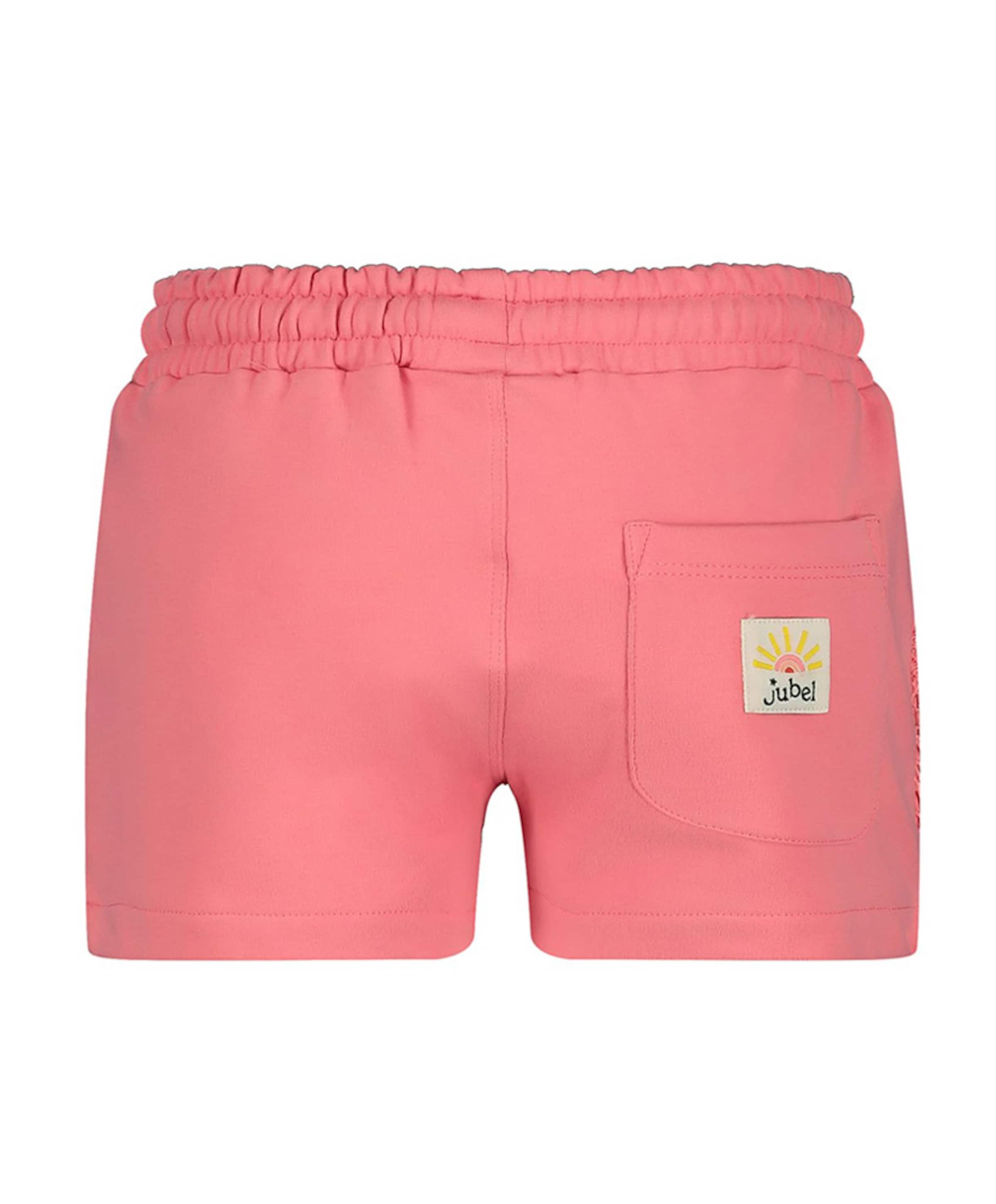 Jubel crochetdetail meisjes korte broek roze