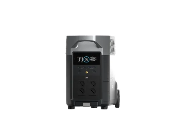 EcoFlow Delta Pro - Transportabel strømstation - AC 220-240 V - litiumjernfosfat - 3600 Wh - Wi-Fi, Bluetooth - output-stikforbindelser: 14