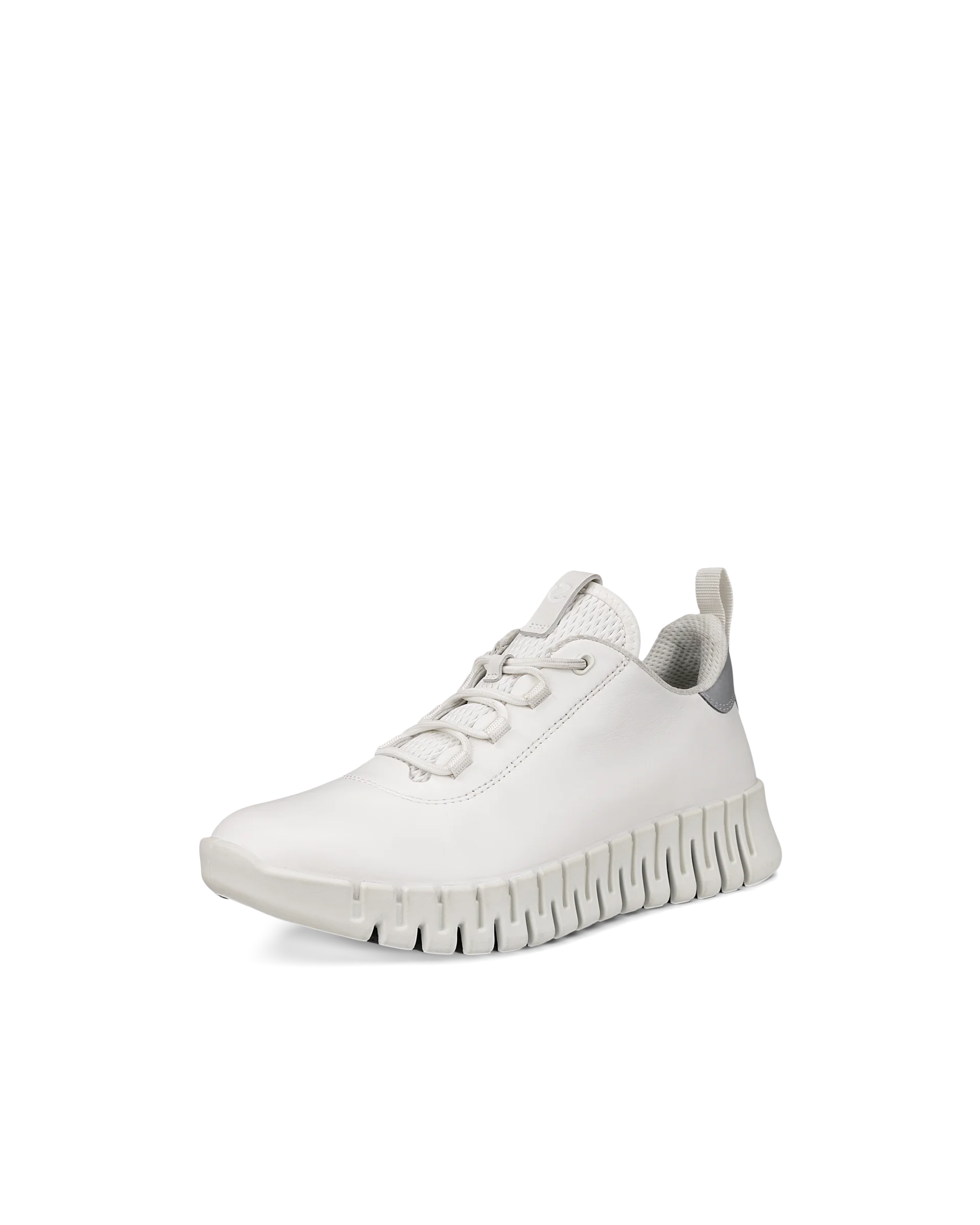 ECCO GRUUV W Damen Ledersneaker Weiß