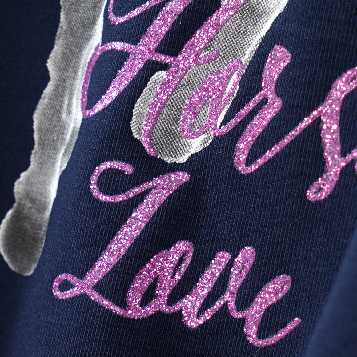 Yigga Mädchen T-Shirt mit Knoten-Detail dunkelblau