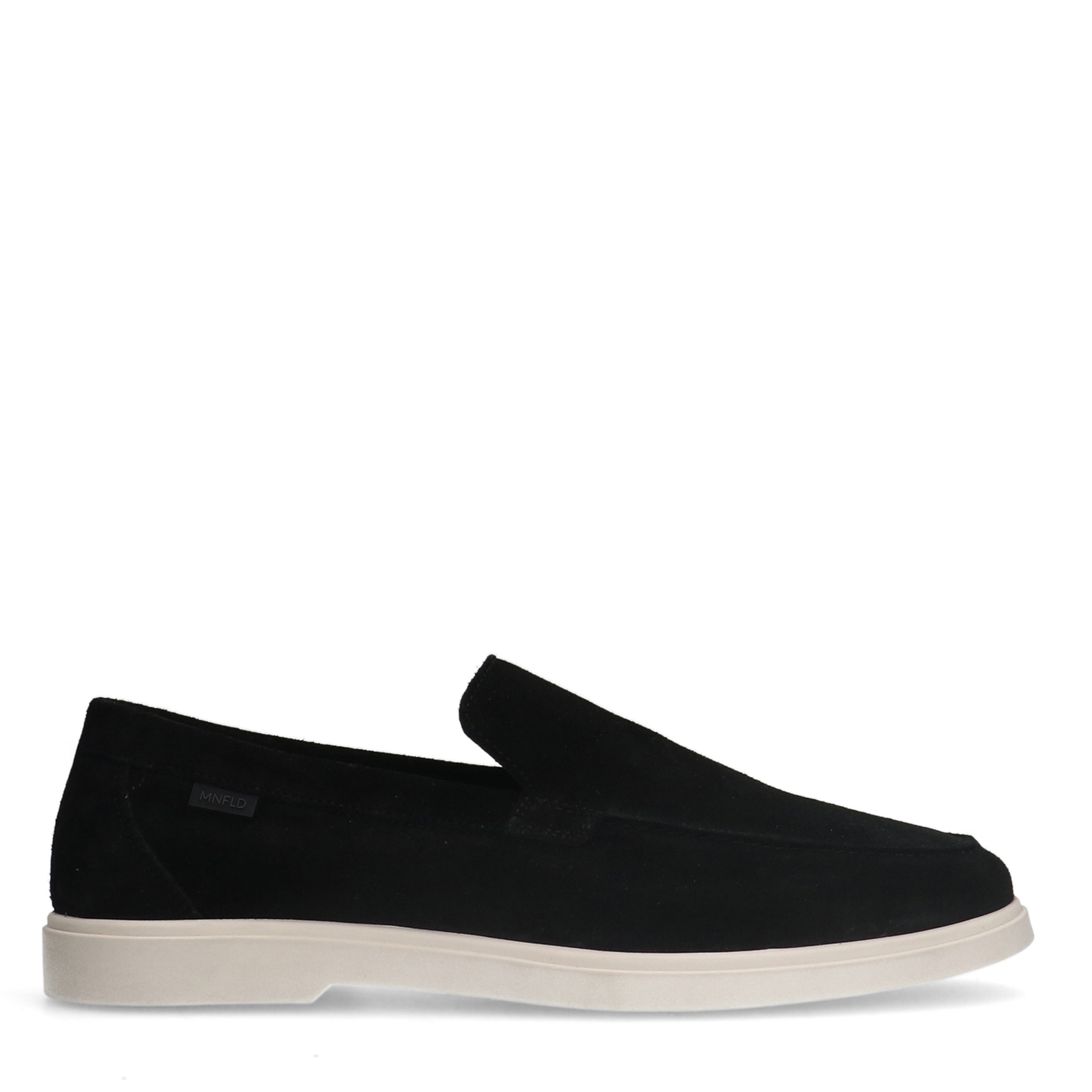 Zwarte suède loafers