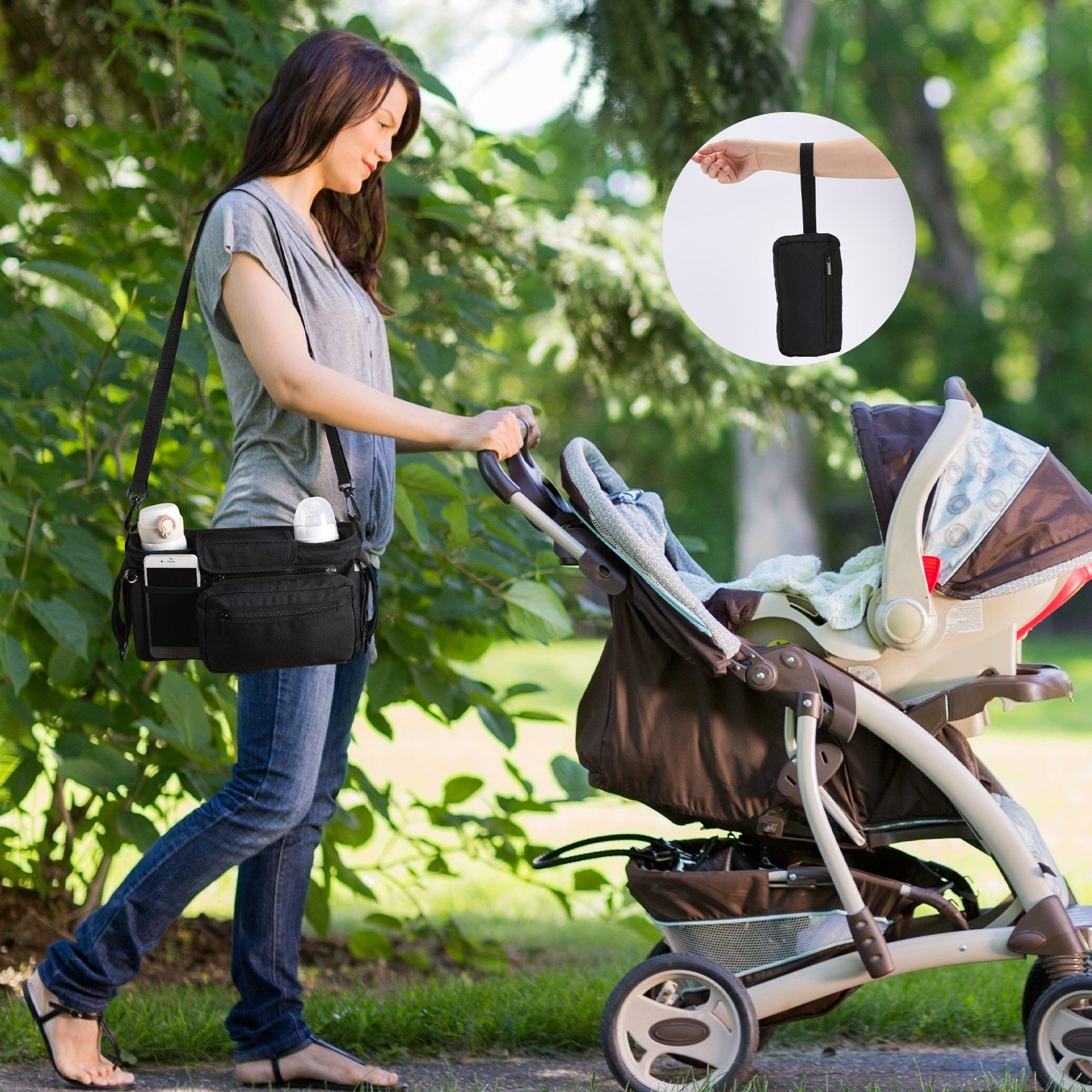Momcozy Universal Kinderwagen-Organizer
