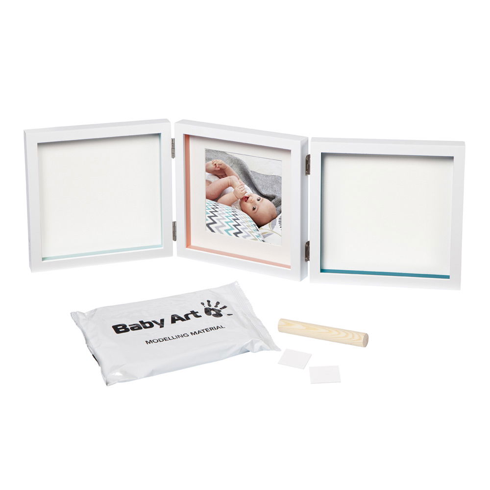 Baby ArtBaby Art   Abdruckset mit Bilderrahmen My Baby Style Double essentials