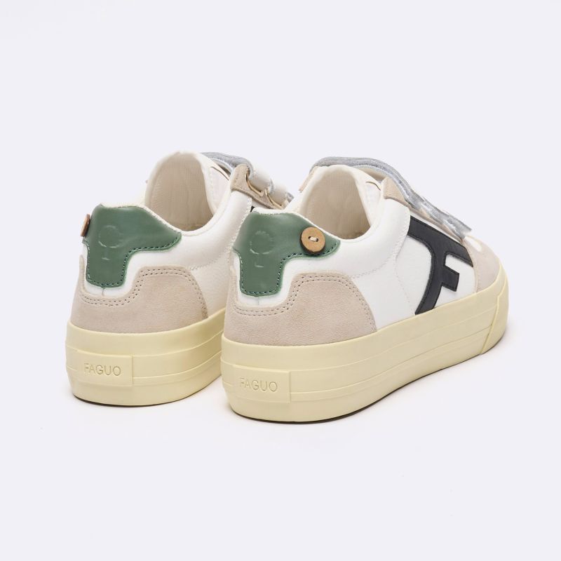 Walnut Platform Velcro - Chaussures lifestyle femme