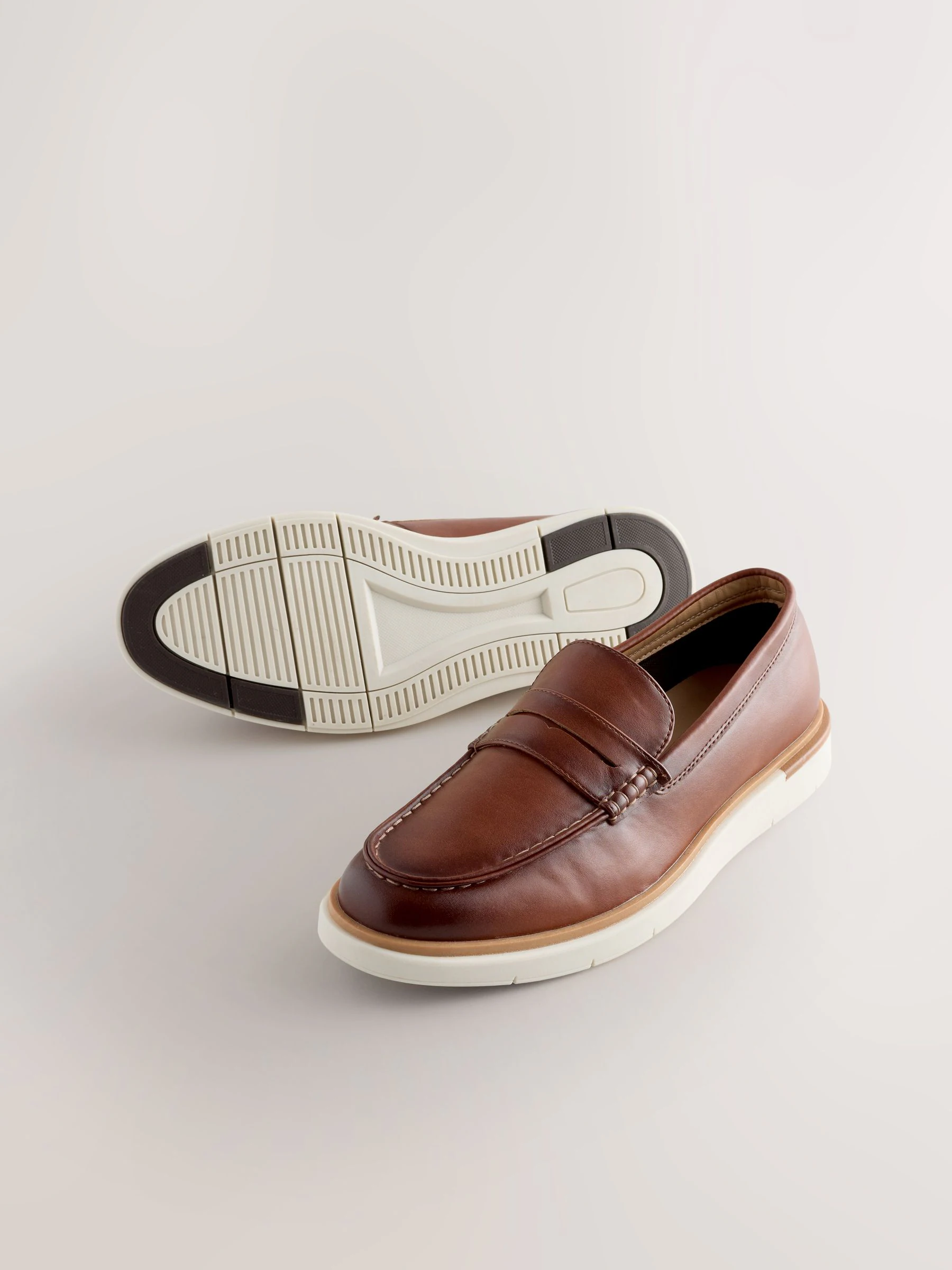 Lichtbruin - Wedge Loafers