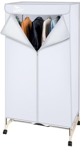 Uten - Draagbare Wasdroger - Grijs - Dubbellaags Design - Grote Capaciteit - 1500 W
