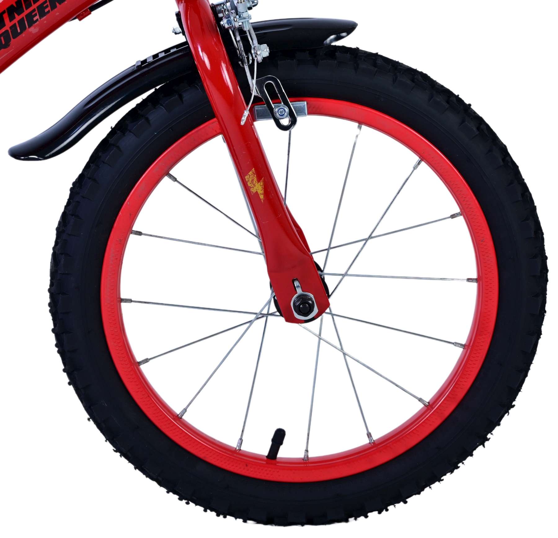 Kinderfahrrad Disney Cars Fahrrad für Jungen 16 Zoll Kinderrad in Rot