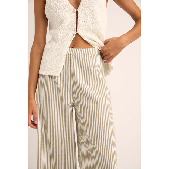 Rhythm Valley Stripe Wide Leg Pant Ivy Damen SU25