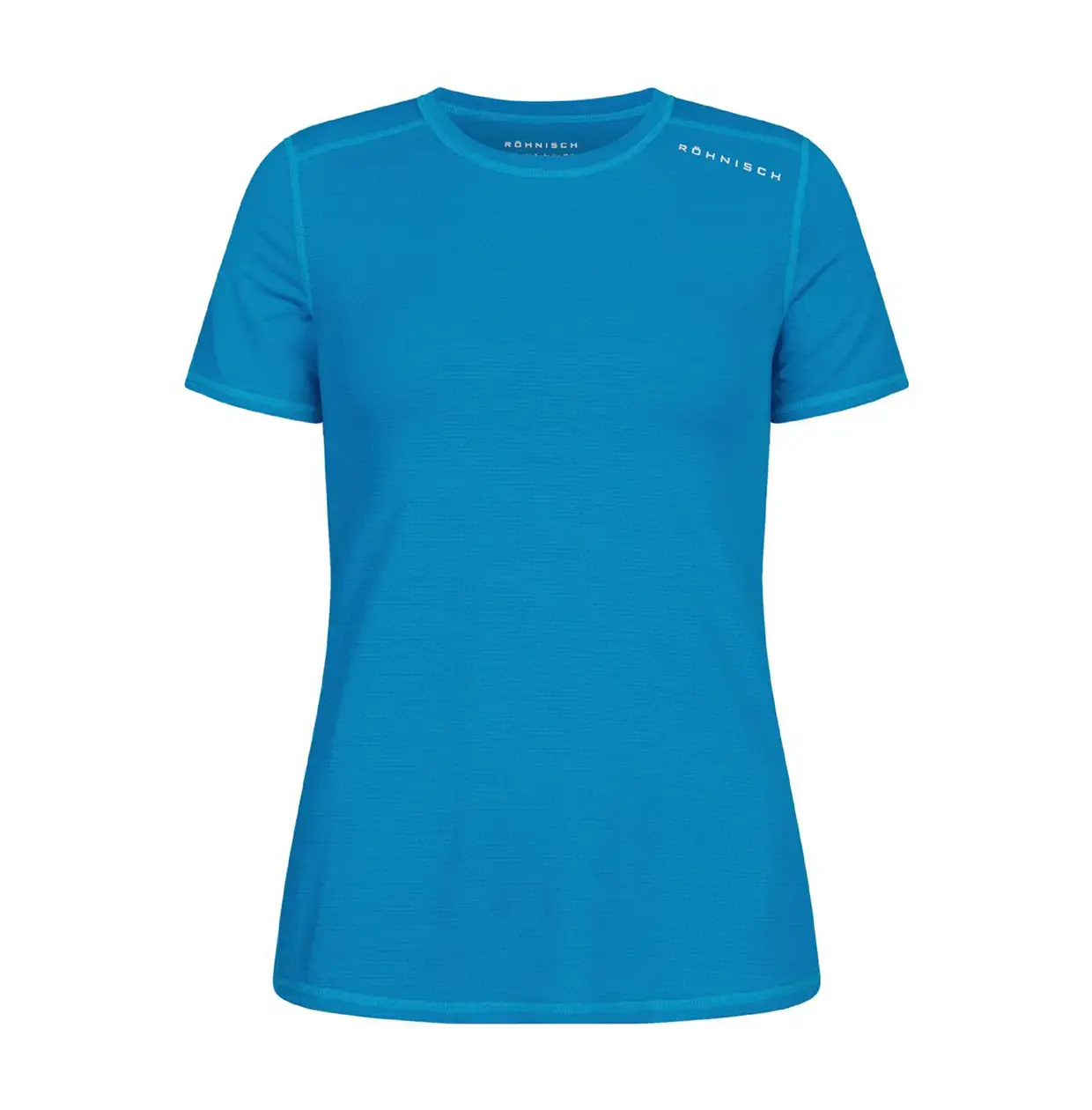 Röhnisch Jacquard Hardloopshirt Korte Mouwen Blauw Dames