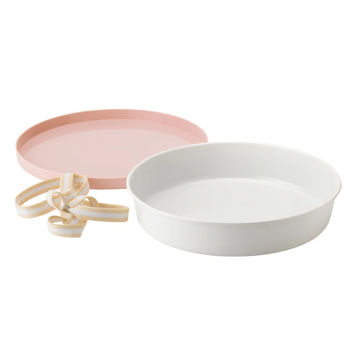 Rig-Tig by Stelton - Picnic Backform mit Deckel Ø 25 cm, blossom