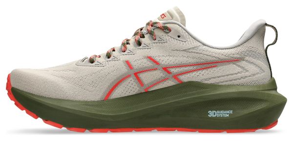Chaussures Running Asics GT-2000 13 TR Kaki/Rouge Homme