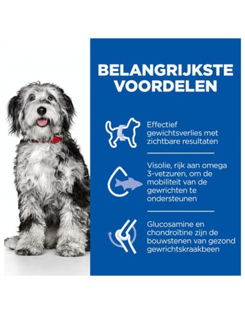 Hill's Canine Adult Perfect Weight & Active Mobility Medium Kip - Hondenvoer