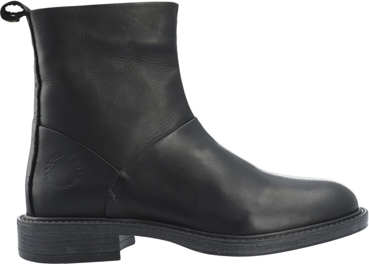 Cashott CASTINA Zip boot Leather Black