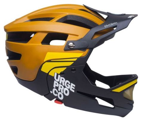 Casque avec Mentonnière Amovible Urge Gringo de la Sierra Marron Noir