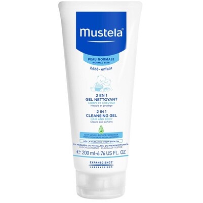Gels nettoyants 2-en-1 - Corps & cheveux - Bébé - 2 x 200 ml