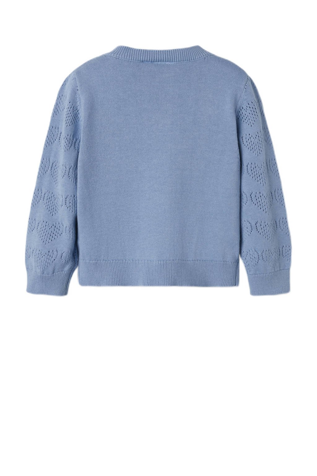 NAME IT MINI gebreid vest blauw