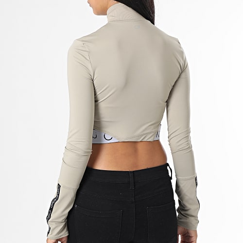 Top Manches Longues Femme GWF2K200 Beige