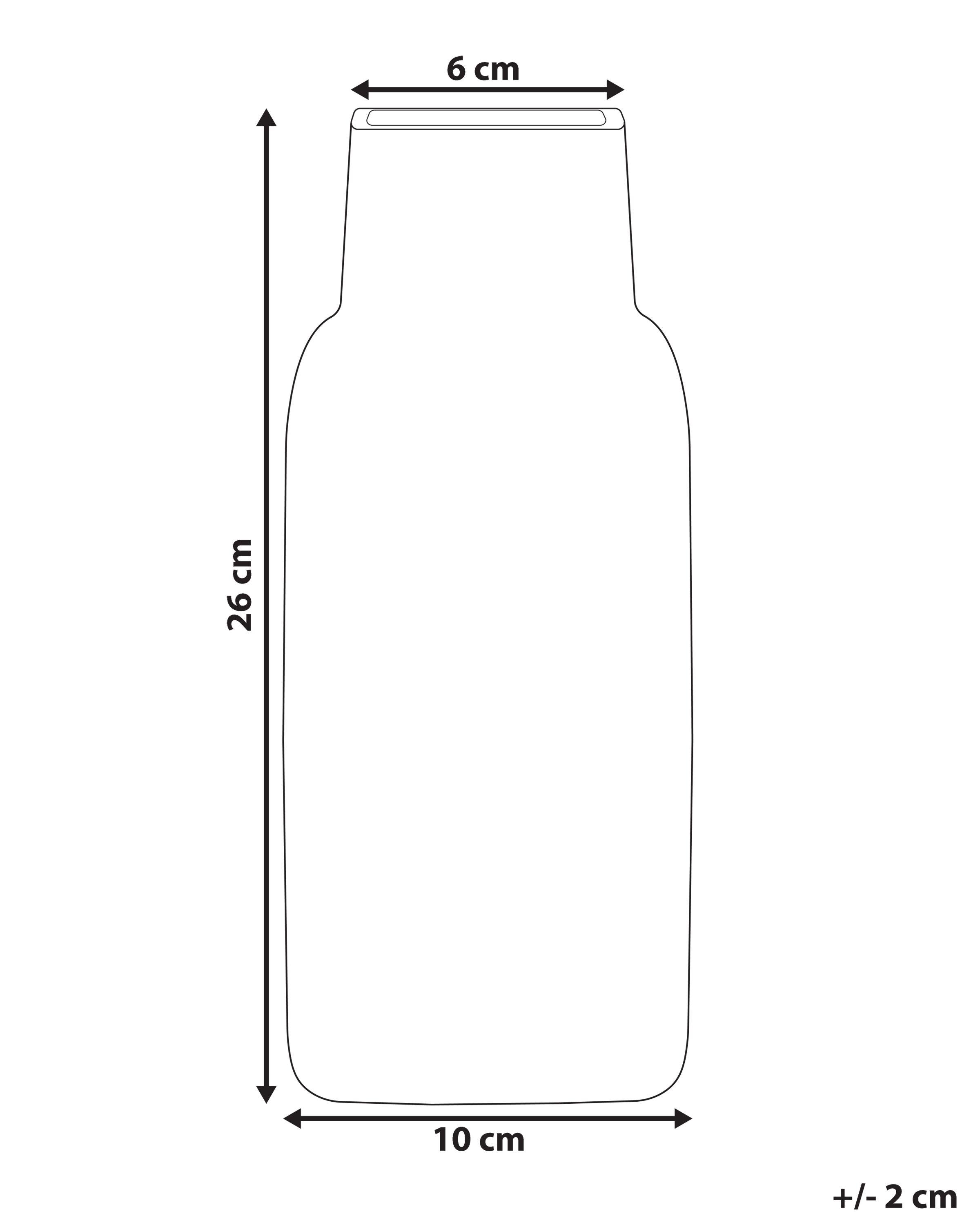 Bloemenvaas MERBAKA Glas 26 cm Smaragdgroen