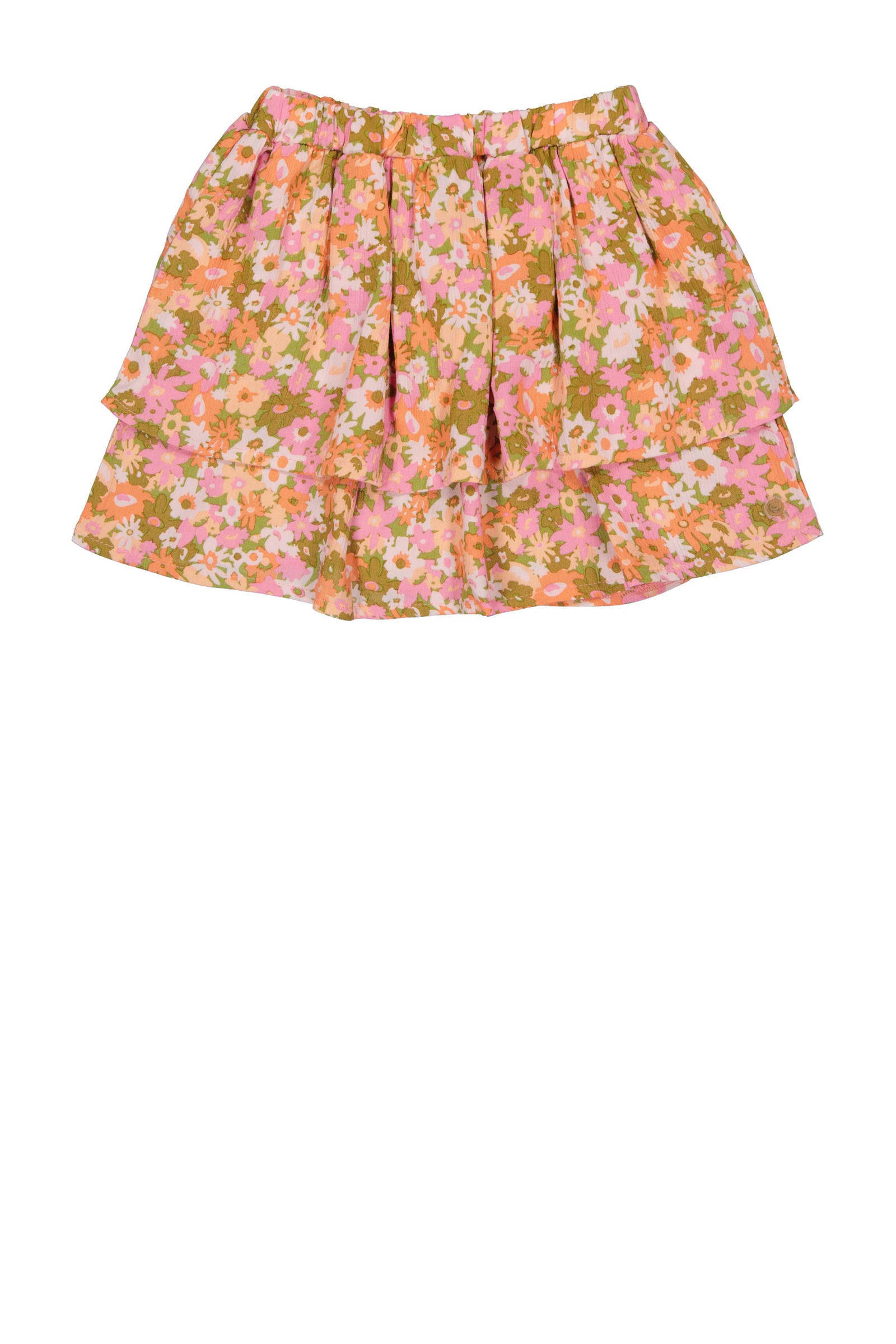 Quapi gebloemde rok BREGJE roze