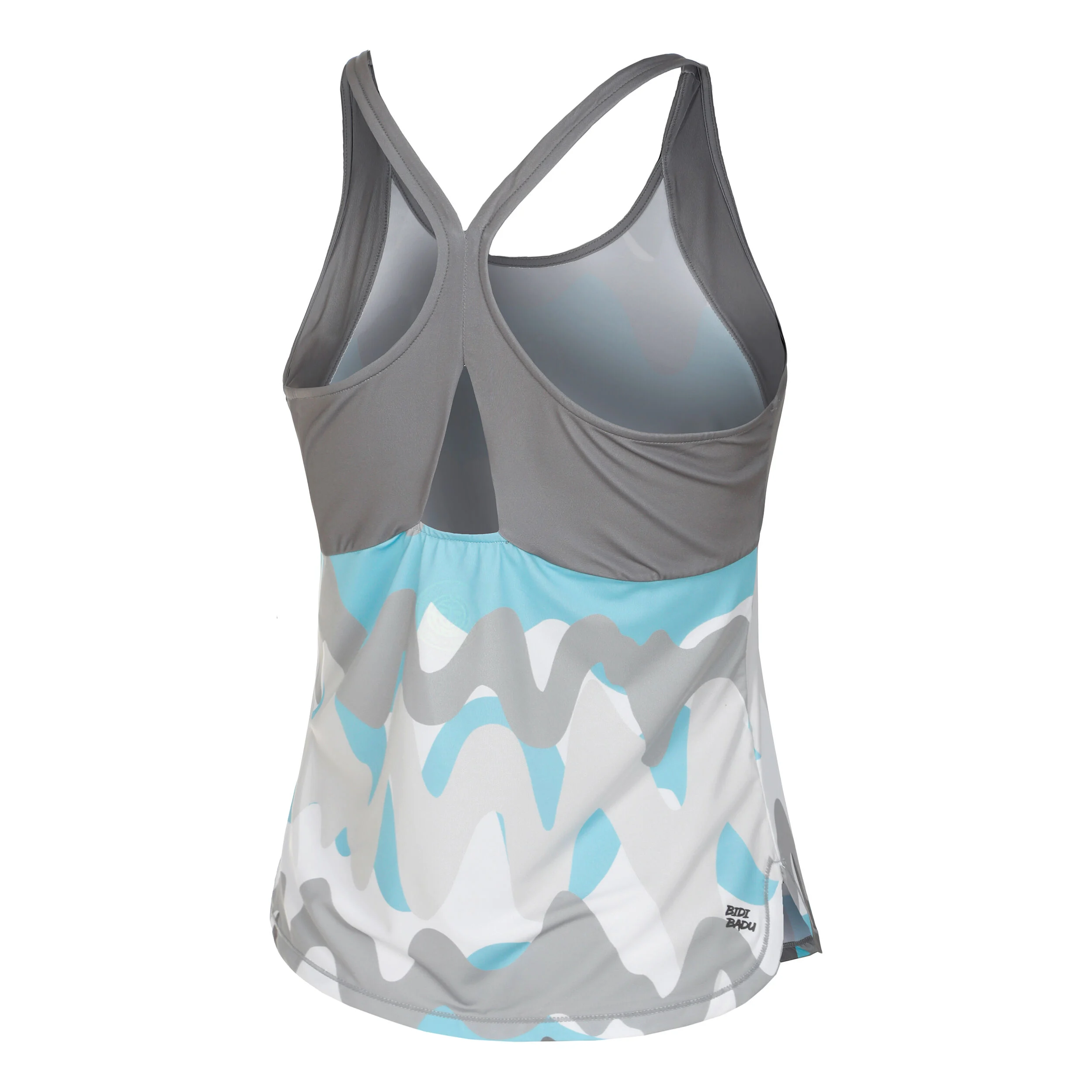 BIDI BADU Good Vibes Débardeur Tank Top Femmes - Gris , Bleu