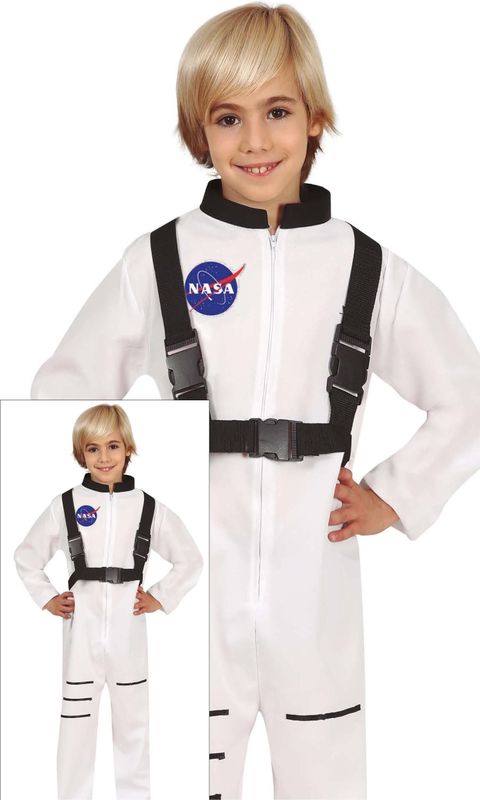 GUIRCA - Astronauten Kostuum - Zwart - Polyester