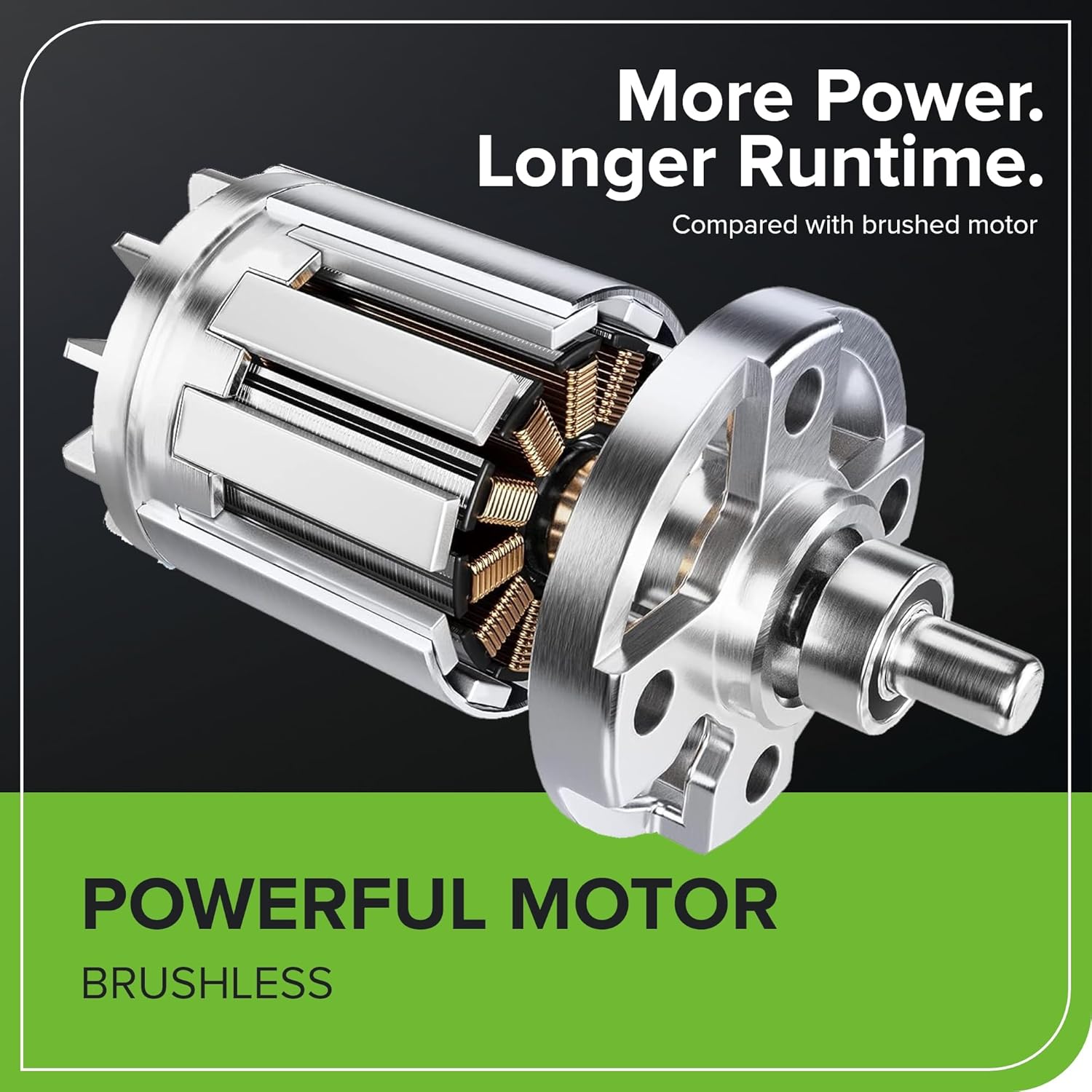 Greenworks GD40BV Akku Laubsauger / Laubbläser mit bürstenlosem Motor, 280 km/h, 9,63 m³/min, 45L Fangsack OHNE 40V Akku & Ladegerät, 3 Jahre Garantie