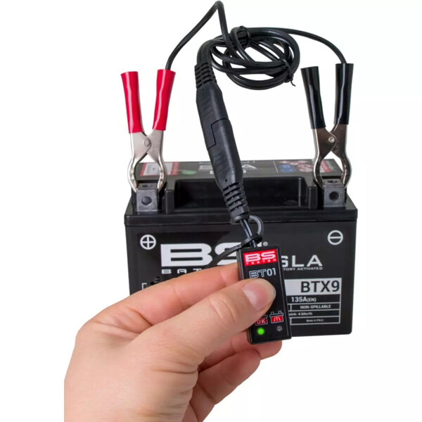 BS Battery - Indicateur d'état de batterie BT01 Noir / Rouge