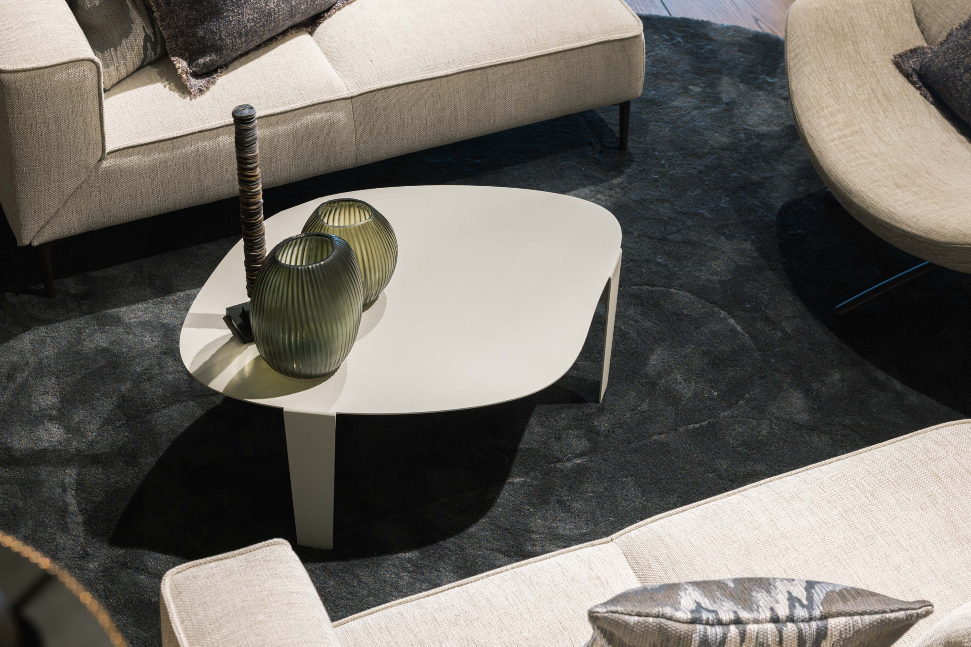 Salontafel Orga 100x76 cm grijs