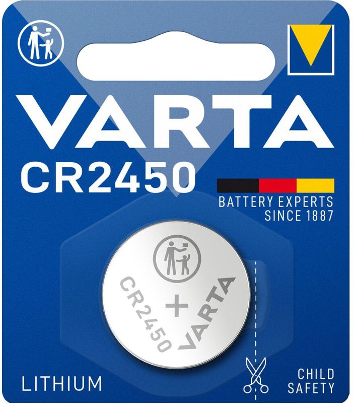 Varta - Lithium Coin CR2450 - Blister - 3 Stuks - Hoge Capaciteit