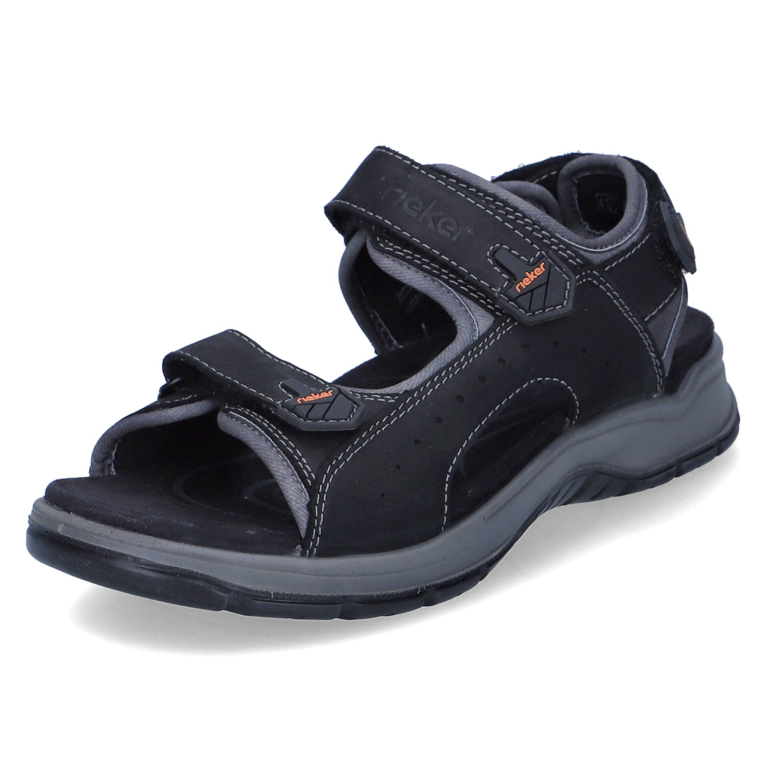 Rieker Sandalen - schwarz/rauch