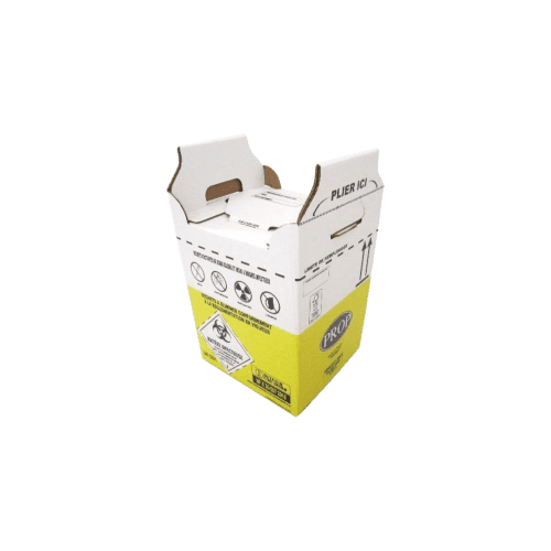 Carton hospitalier DASRI 12L lien cranté NF X