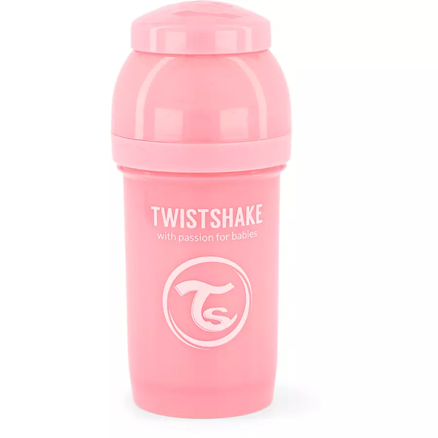 TWISTSHAKE Babyflasche Anti-Kolik 180 ml pastell rosa