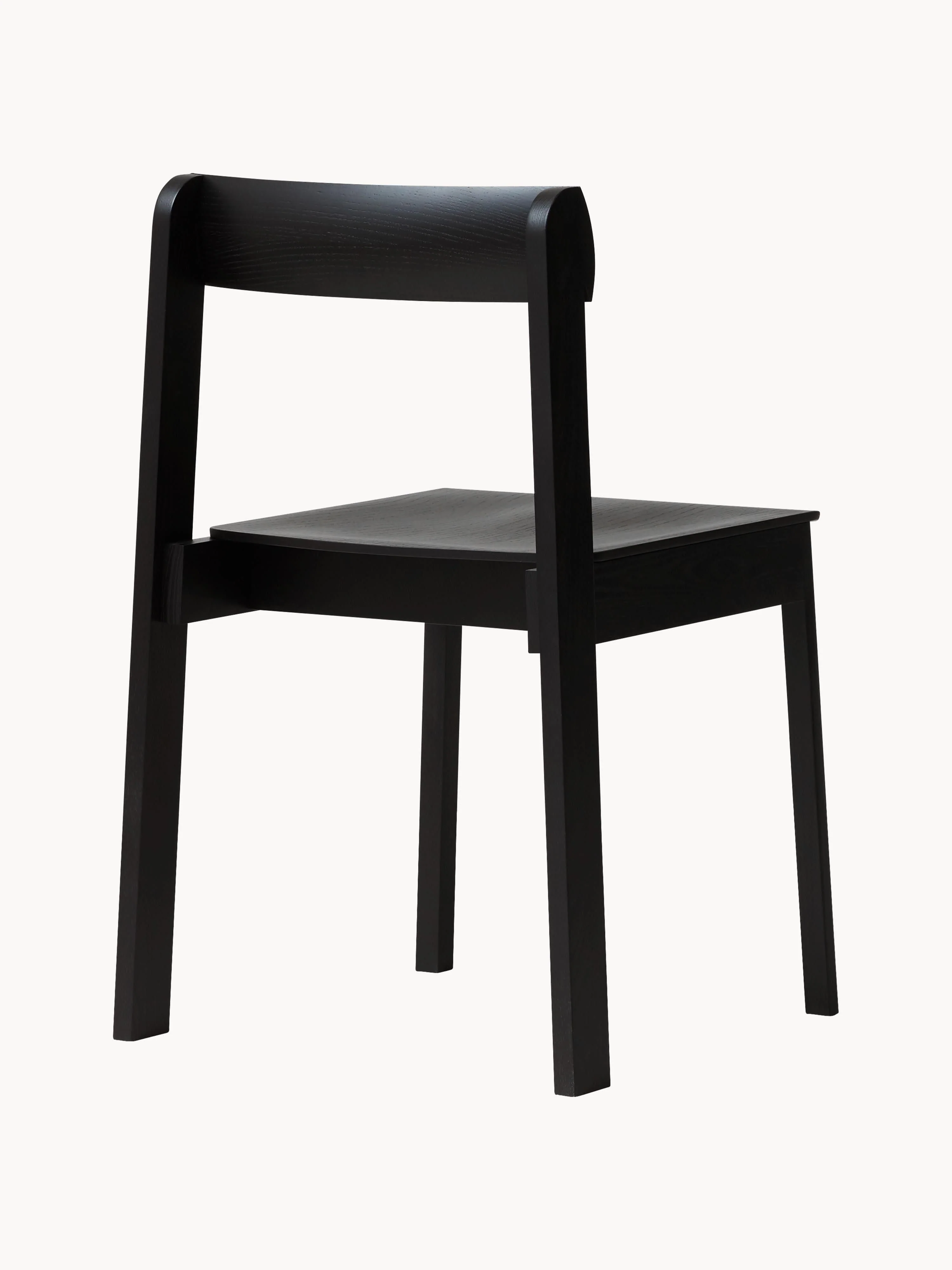 Stapelbare stoelen Blueprint van eikenhout, 2 stuks