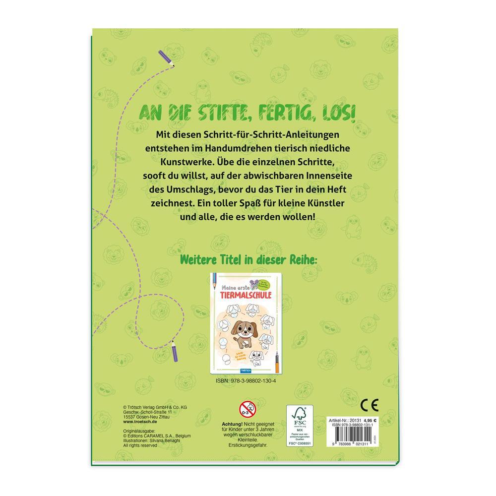 Trötsch Malbuch Meine erste Tiermalschule Chamäleon
