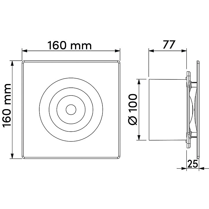 Kit VMC simple flux Autogyre Solo VMC ø100 mm