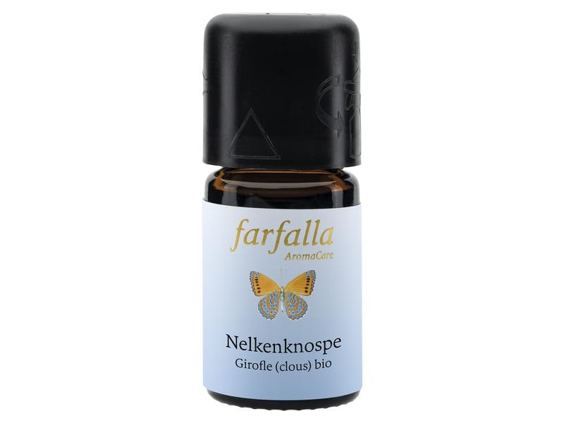 Farfalla Ätherisches Öl Nelkenknospe Bio Grand Cru 5 ml Ätherisches Öl ideal gegen Müdigkeit und Schwäche