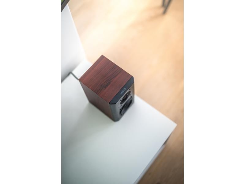 Edifier Regallautsprecher Paar S350DB mit Subwoofer Braun Aktive 2.1 Lautsprecher mit Subwoofer und Bluetooth