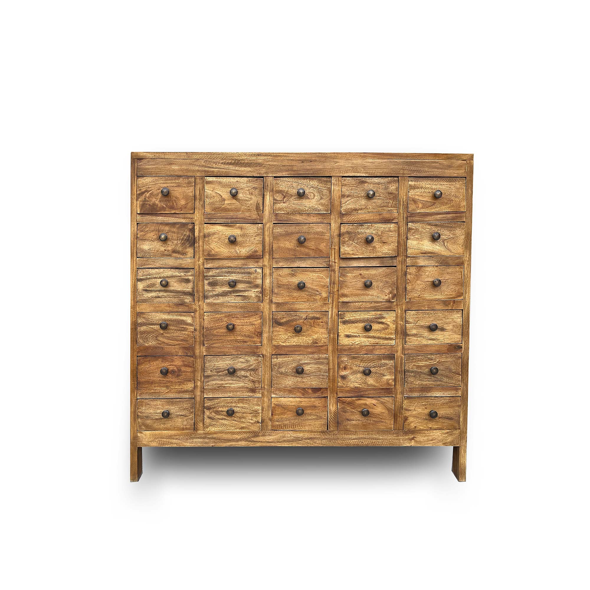 Schrank 'Benot' mit 30 Schubladen, Mahagoni, B 105 cm, H 100 cm, L 42 cm von fischer's lagerhaus