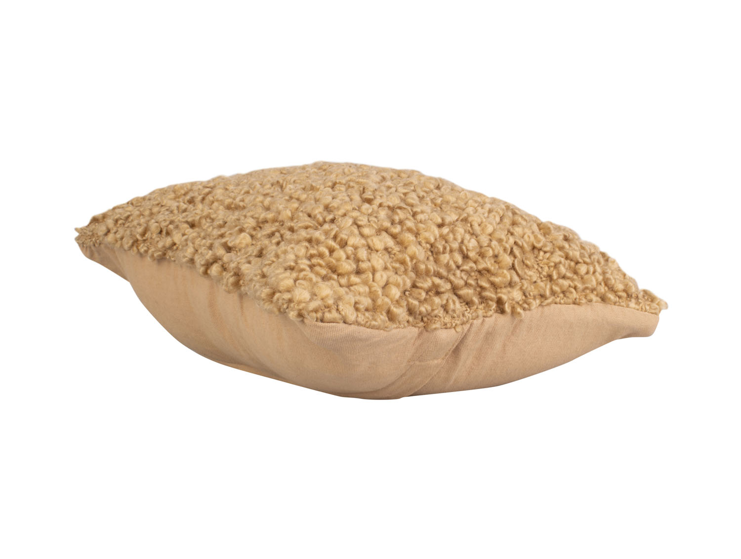 Kussen Purity katoen zand bruin