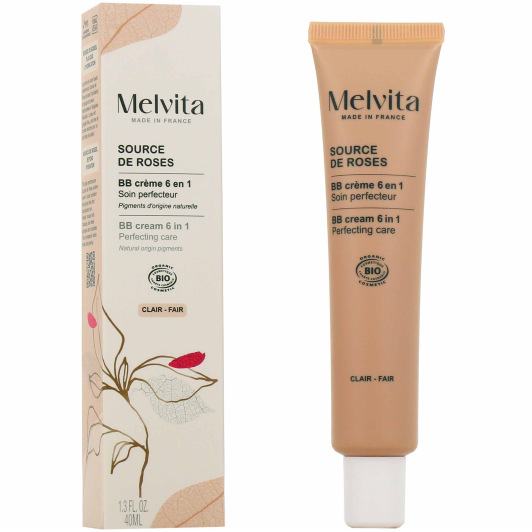 BB crème 6 en 1 Melvita Source de Roses