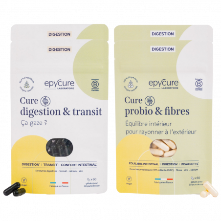 Epycure Laboratoire Pack Duo Digestion & transit 2 mois