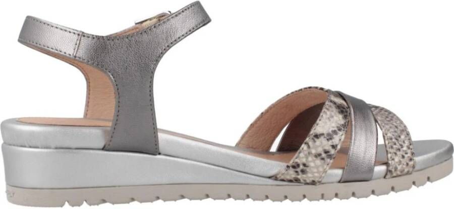 Stonefly CHER 7 SNAKE EMBOSSED LTH L Zilver