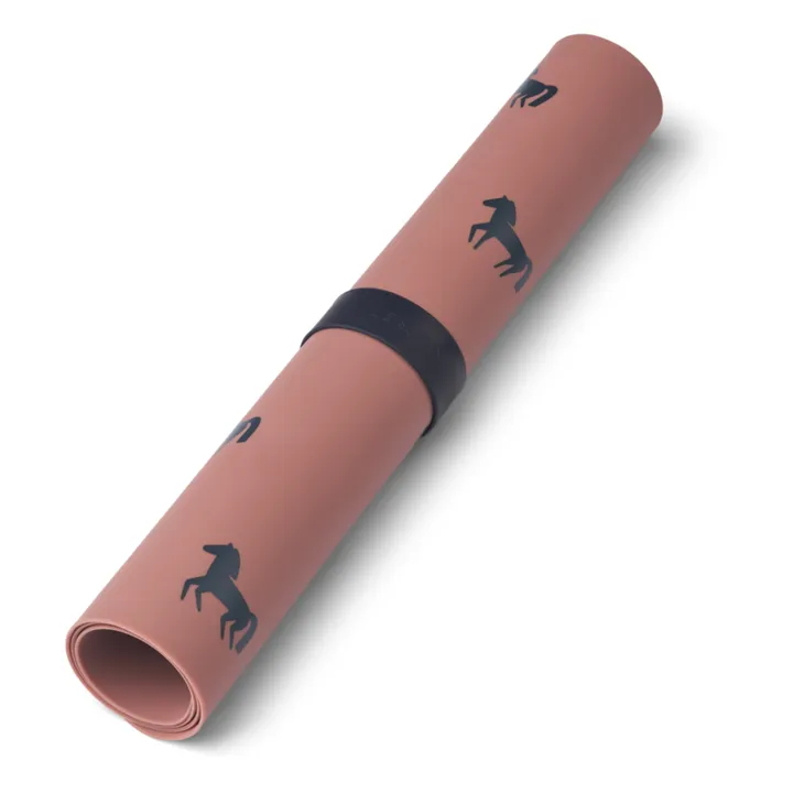 Liewood Set de table Jude en silicone | Horses/Dark rosetta