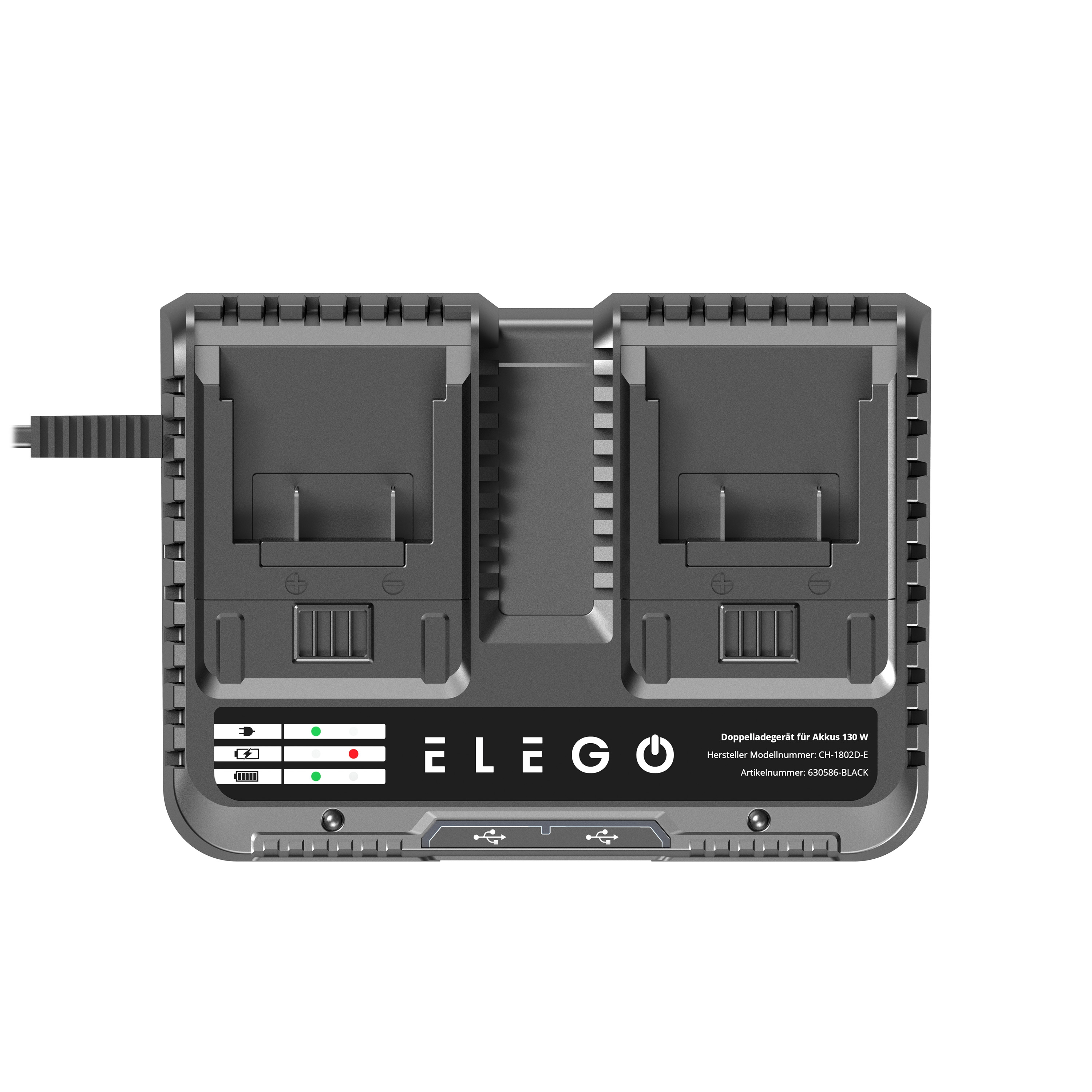 Akku Doppelladegerät 130 W