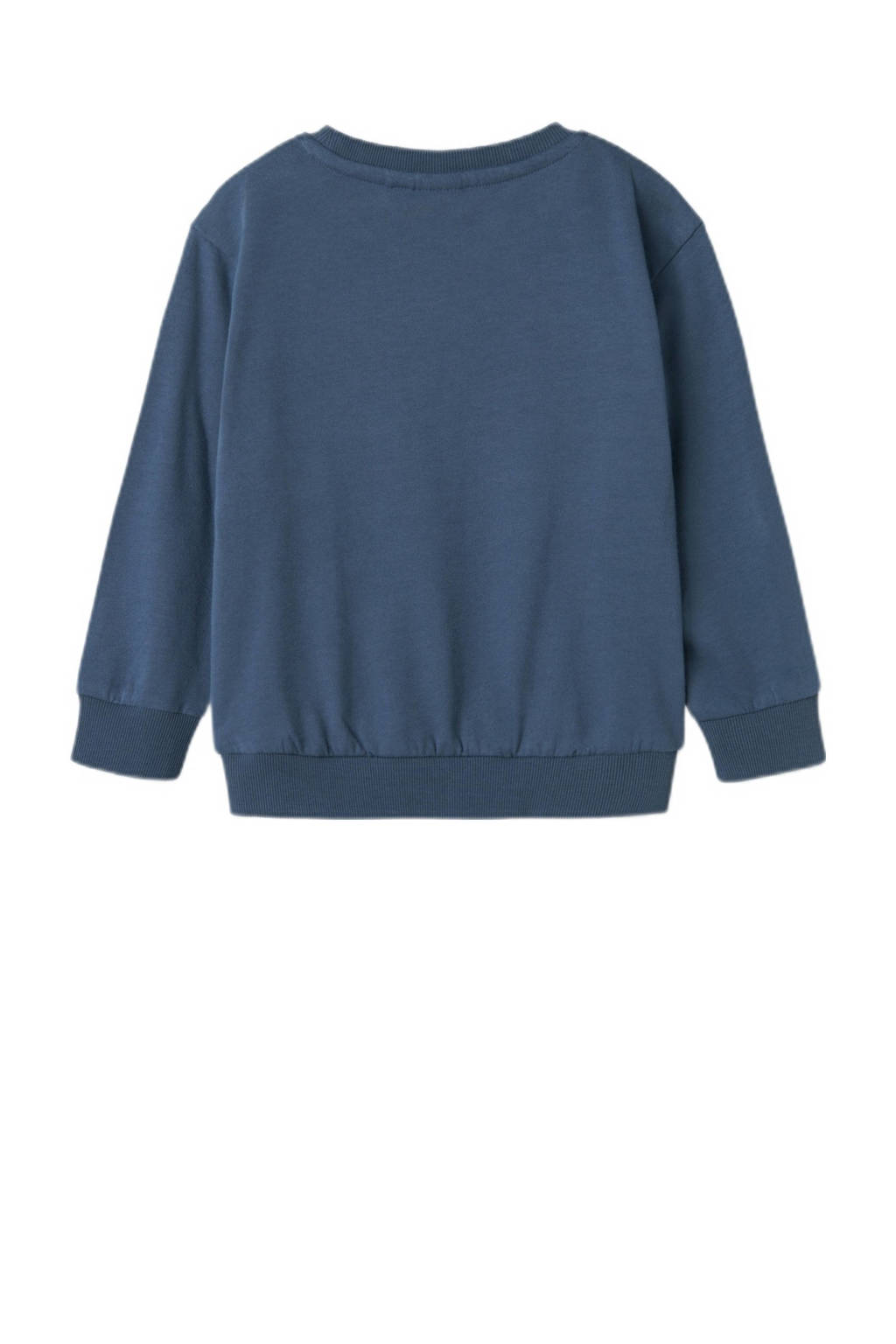NAME IT sweater NMMVANCE met printopdruk blauw