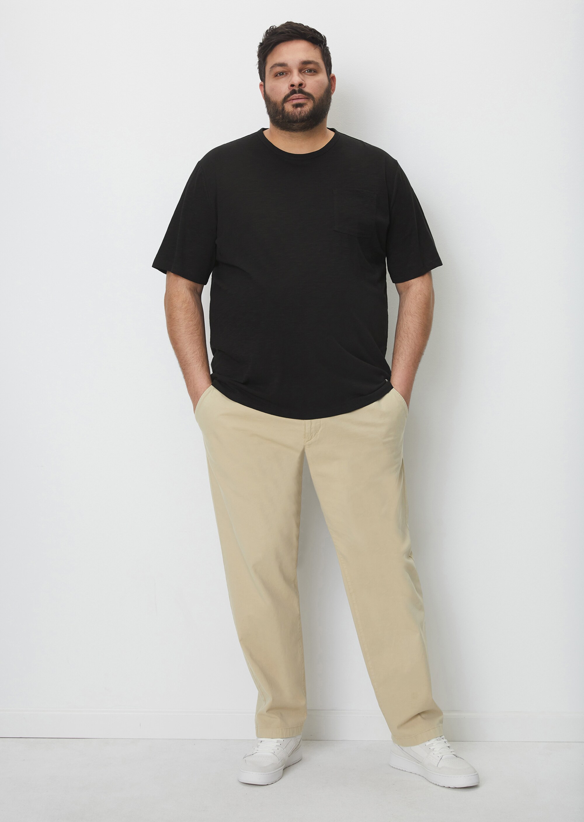 T-Shirt regular in softer Slub-Jersey-Qualität