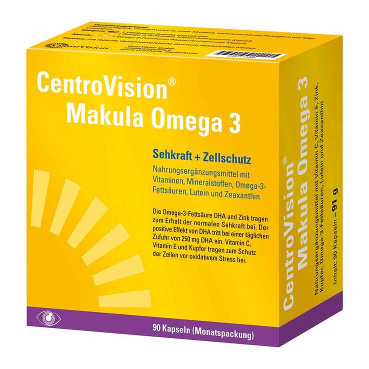 Centrovision Makula Omega-3 Kapseln, 90 St