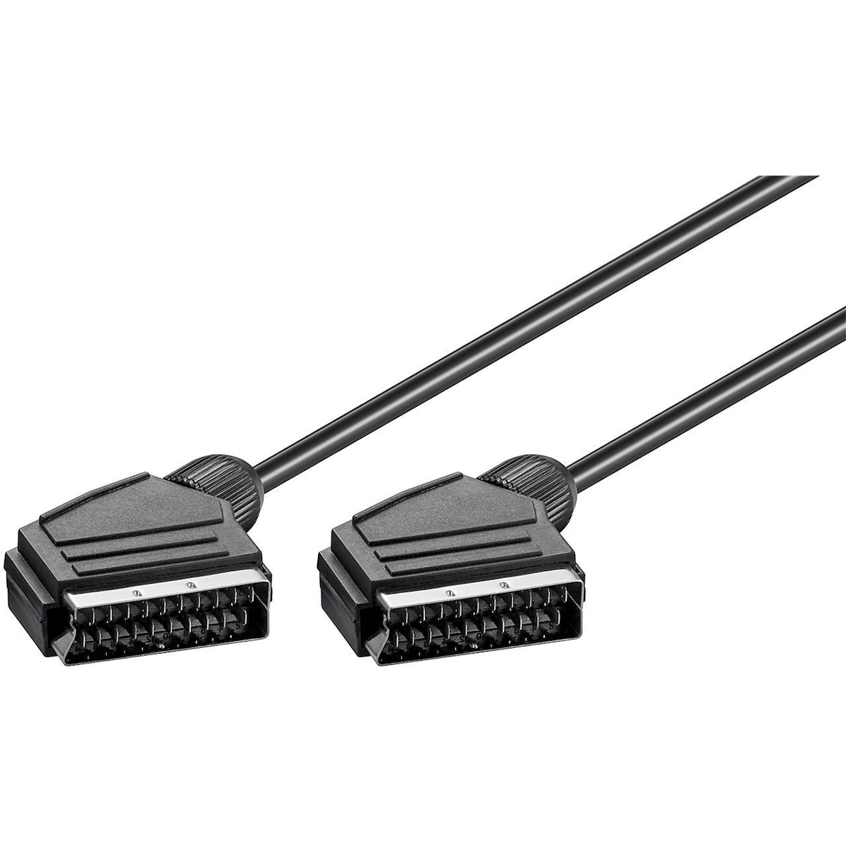 Goobay Scart tilkoblingskabel, forniklet, ø 7 mm